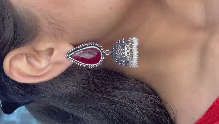 ✨ Classic Stud Jhumki Earrings ✨