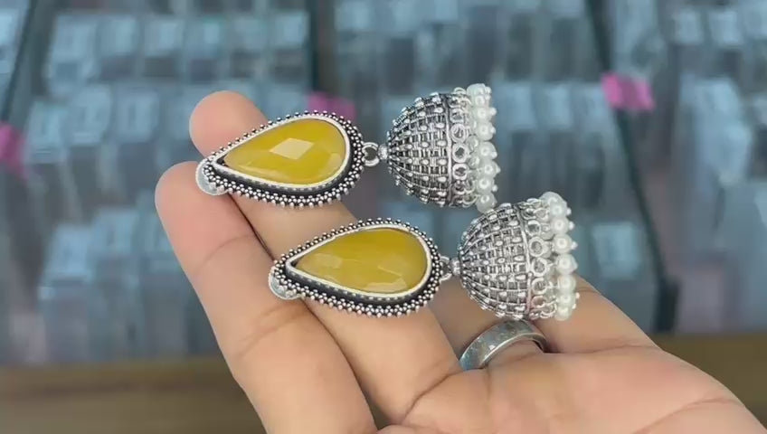 ✨ Classic Stud Jhumki Earrings ✨