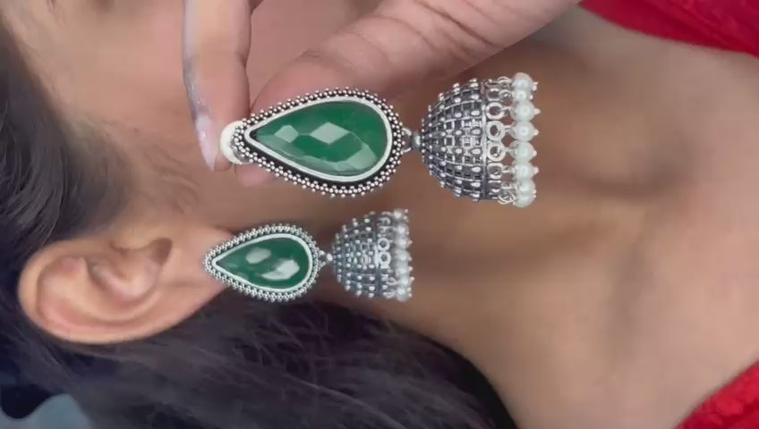 ✨ Classic Stud Jhumki Earrings ✨