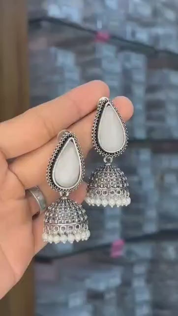 ✨ Classic Stud Jhumki Earrings ✨